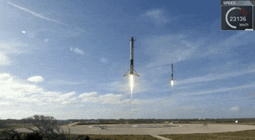 space x rocket GIF