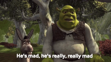 Mad Shrek GIF