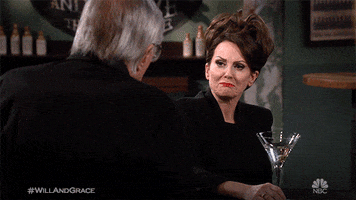 karen walker lol GIF by Will & Grace