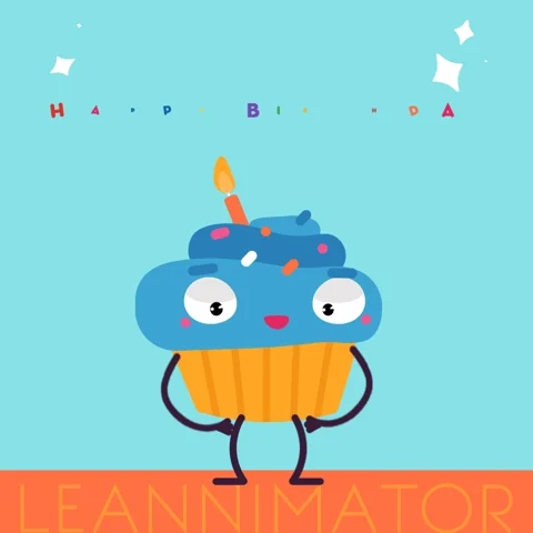 Happy Birthday Party GIF by Leannimator