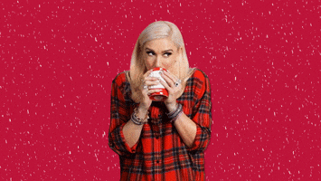 hot chocolate reaction gif GIF by Gwen Stefani