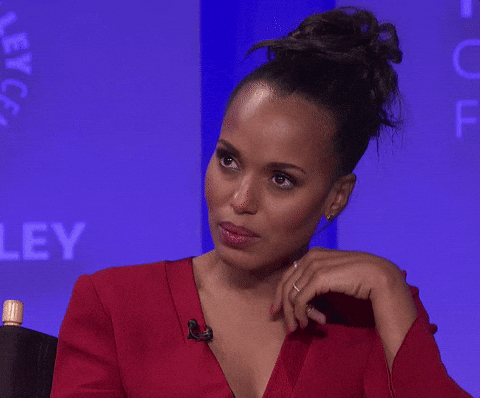 kerry washington eye roll GIF by The Paley Center for Media