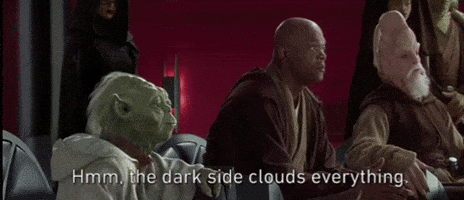 Hmm The Dark Side Clouds Everything GIFs - Get the best GIF on GIPHY