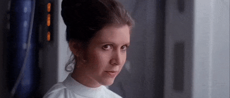 Happy Princess Leia GIF by Star Wars