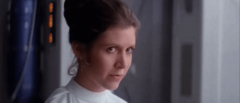 Happy Princess Leia GIF by Star Wars