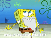 its magic spongebob gif