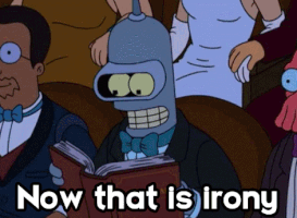 albertodn futurama bender irony GIF