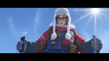 blackvenom1985 gif overwatch rise and shine mei GIF