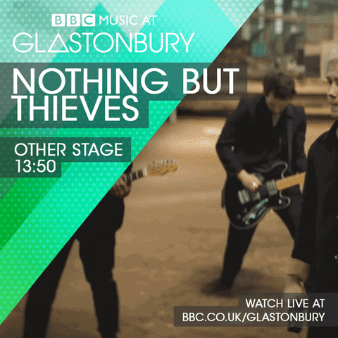 nothing but thieves glastonbury GIF by RCA Records UK