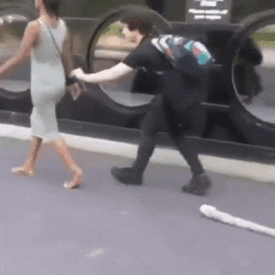 shubhamdawra girl snake prank fake GIF