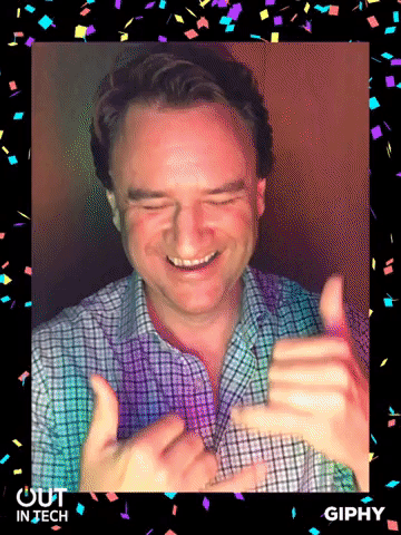 Outintech GIF by Out in Tech x GIPHY | Spring Social @ Hotel Americano