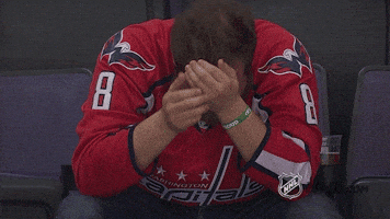 Sad Ice Hockey GIF by NHL