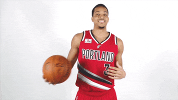 Portland Trail Blazers Smile GIF by NBA