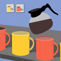 leeamerica coffee motion graphics morning perfect loop GIF