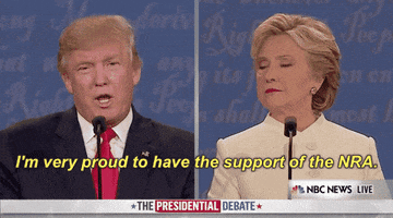 donald trump im very proud to have the support of the nra GIF by Election 2016