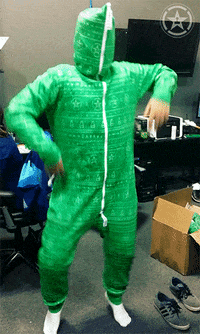 green man dance