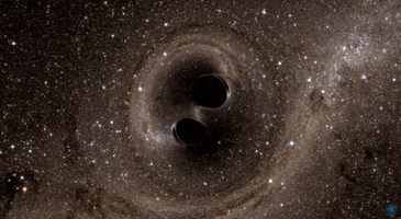 gravitational waves space GIF by NASA