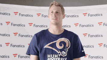 Confused Los Angeles Rams GIF by Fanatics