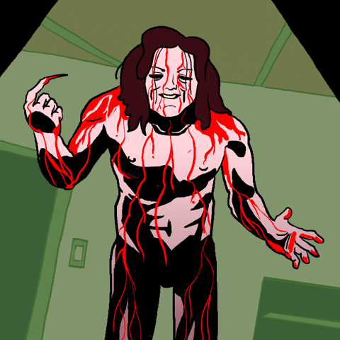 horror illustration GIF by Ash vs Evil Dead