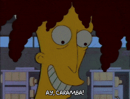 Scared Season 3 GIF by The Simpsons