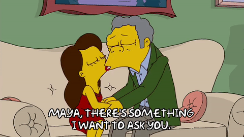 Kissing Episode 16 GIF by The Simpsons - Find & Share on GIPHY