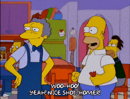 Happy Season 9 GIF by The Simpsons