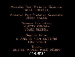 season 8 closing credits GIF