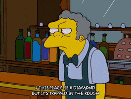 the simpsons singing GIF