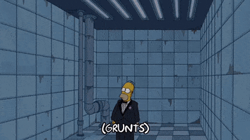 trying to escape homer simpson GIF