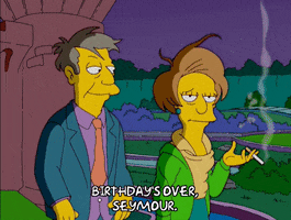 Season 17 Smoking GIF by The Simpsons