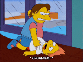 marge simpson beating GIF