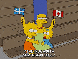 Lisa Simpson Canada Day GIF by The Simpsons