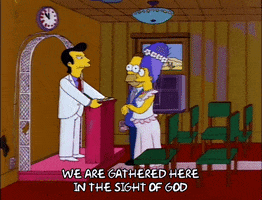 Season 3 Wedding GIF by The Simpsons