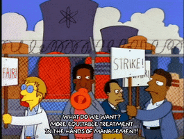 Season 4 Strike GIF by The Simpsons
