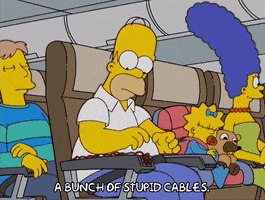 pulling homer simpson GIF