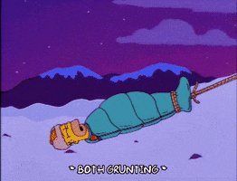 Season 9 Sleeping GIF by The Simpsons