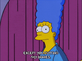 hanging out marge simpson GIF