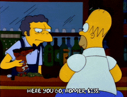 Season 3 Cash GIF by The Simpsons