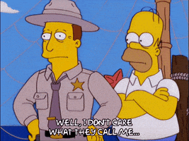 homer simpson police GIF