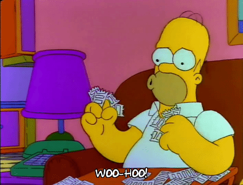 Gif Image Most Wanted Homer Woohoo Gif