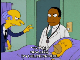 Season 4 Julius Hibbert GIF by The Simpsons
