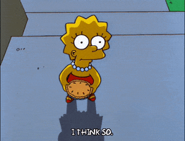 Looking Up Lisa Simpson GIF by The Simpsons