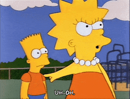 Simpsons Lisa Bart Fighting GIFs - Find & Share on GIPHY