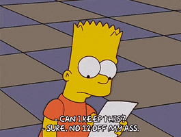 bart simpson request GIF