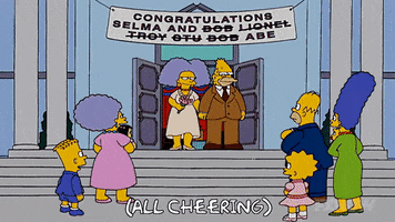 Lisa Simpson Selma Bovier GIF by The Simpsons