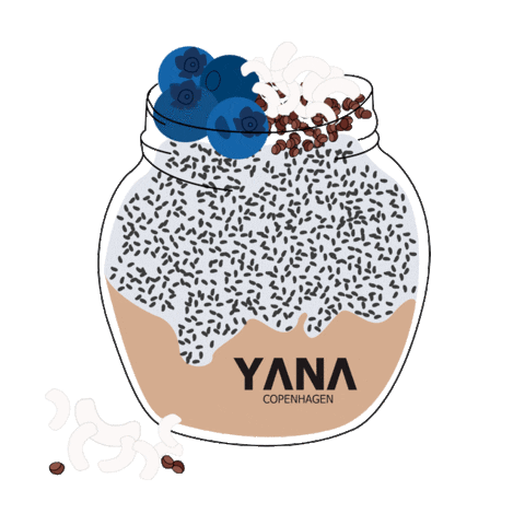 Breakfast Superfood Sticker by Yana Copenhagen