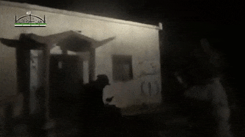 albadersy " jaysh assud sharqiya'' a fsa faction from inside '' siriyat al-waar'' a military base north tanaf border crossing. GIF