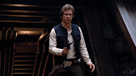 Harrison Ford Shrug GIF by Star Wars - Find & Share on GIPHY