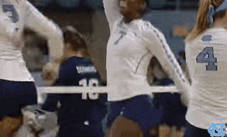 volleyball GIF by UNC Tar Heels