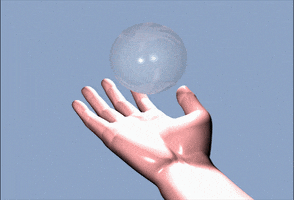 hand bubble GIF by Clemens Reinecke